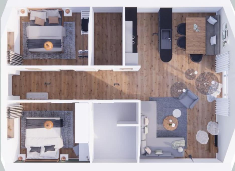 Der Schuppen Apartment Mildstedt Екстериор снимка